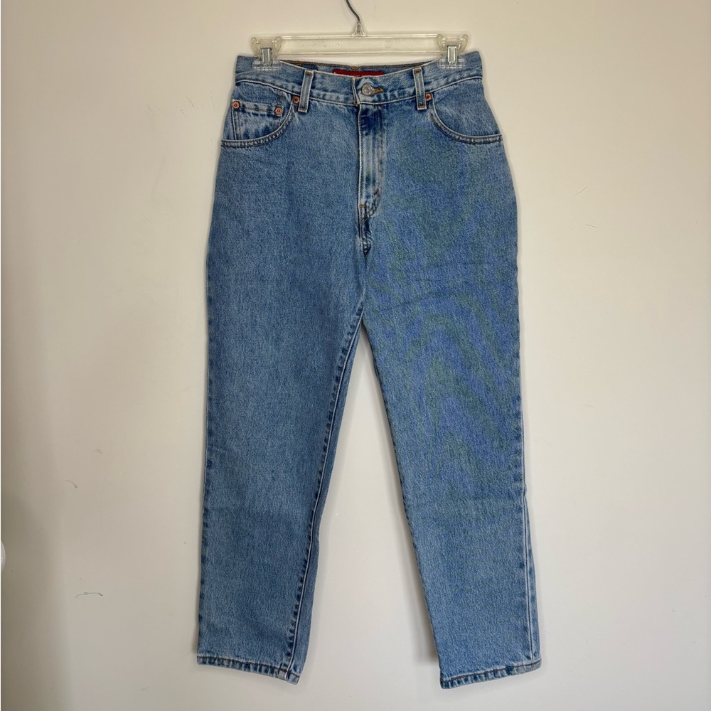 BN9 Vintage‎ Levi's Light Blue Wash Relaxed Fit Tapered Leg Jeans 100% Cotton